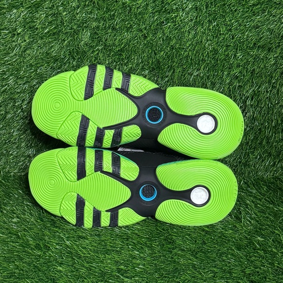 Mens Adidas Trae Young 2 Trae-Tlien Basketball Navy Green - H06473 - Picture 5 of 5